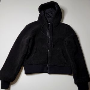 John Galt Black bomber jacket OS